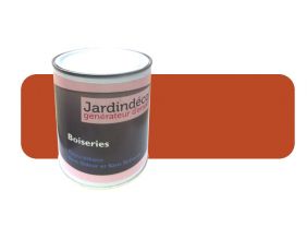 Peinture orange rouge pour meuble en bois brut 1 litre (Orange rouge)