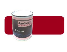 Peinture rouge de sécu pour meuble en bois brut 1 litre (Rouge de sécu)