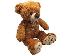 Peluche ours en acrylique brun (30 cm)