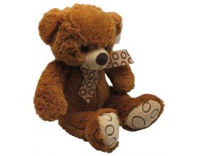 Peluche ours en acrylique brun (20 cm)