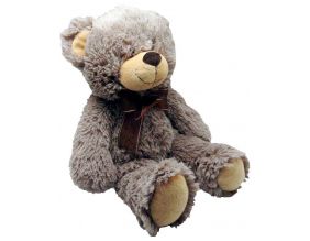 Peluche ours en acrylique gris foncé (30 cm)