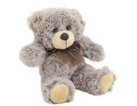 Peluche ours en acrylique gris foncé (20 cm)