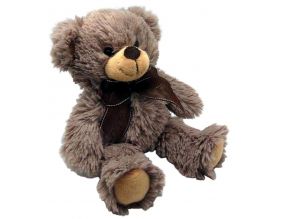 Peluche ours en acrylique gris foncé (20 cm)