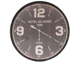 Pendule murale Hôtel du Nord 89 cm