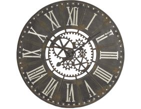 Pendule murale industrielle 91 cm