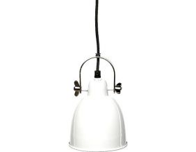 Petite suspension Indus en métal blanc
