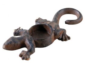 Photophore Lézard en fonte