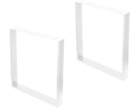 Pieds rectangulaires pour table Square (Blanc)