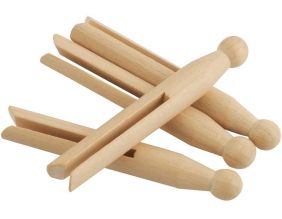 Pinces à linge en bois (par 25)