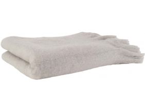 Plaid en coton Cuddle 130 cm (Gris)