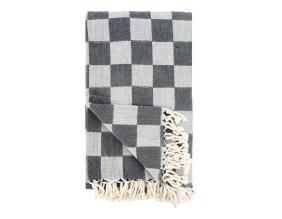 Plaid en coton damier