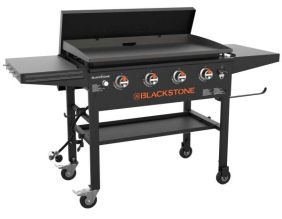 Plancha avec couvercle 4 brûleurs Griddle