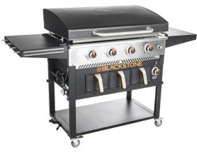 Plancha au gaz avec friteuse à air intégrée Airfryer (4 bruleurs)