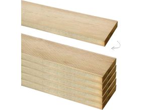 Plancher en pin 2.8 x 14.5 x 300 cm (Lot de 5)