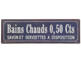 Plaque bains chauds 0,50 Cts