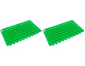 Plaque souple 73 alvéoles rondes 4 cm de diamètre (Lot de 2)