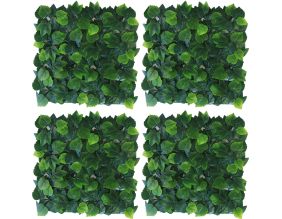 Plaques clipsables de feuillage artificiel 1m² (Lot de 4) (Lierre de Boston)