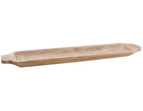 Plateau ovale en paulownia (106 cm)