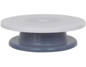 Plateau tournant pour décoration gâteau 27,5 cm (Gris)