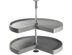 Plateau tournant 2 niveaux pour module de cuisine Shelvo (Pour module de 80 cm)