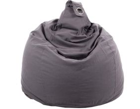 Poire en coton déhoussable Flo (Gris Anthracite)