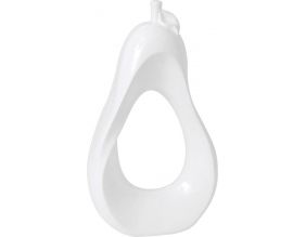 Poire déco originale blanche