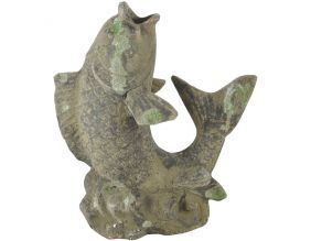 Poisson décoratif en terre cuite