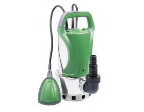 Pompe vide cave eaux chargées 1 100w en inox avec flotteur