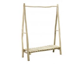 Portant en branches de teck naturel