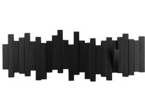 Porte manteau design mural Sticks (Noir)