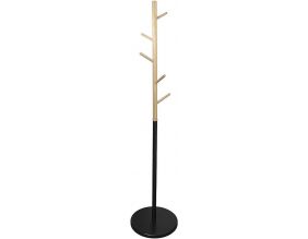 Porte manteaux en bois Miko 180 cm (Noir)