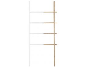 Porte serviette échelle extensible (Blanc/Naturel)