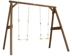 Portique en bois balançoire double Swing (Double)