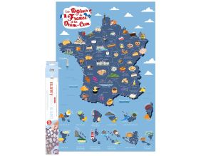 Poster à gratter (Régions de France)