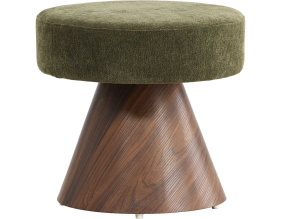 Pouf en MDF et tissu 48 x 45 cm Lanzo