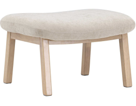 Pouf en bois de frêne Rile