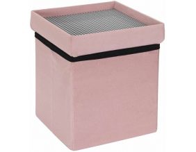 Pouf coffre pour enfant compatible briques de construction