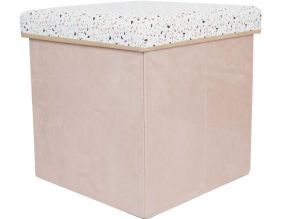Pouf coffre de rangement Terrazzo