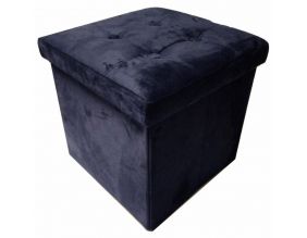 Pouf pliable Velours