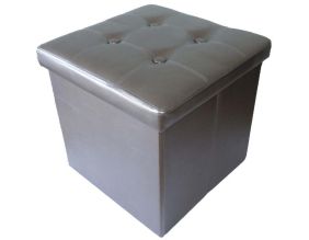 Pouf pliable PVC (Bronze)