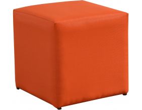 Pouf tabouret extérieur Cub 43 cm (Paprika)