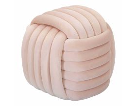 Pouf en tissu Softy 45 x 45 x 45 cm (Rose)