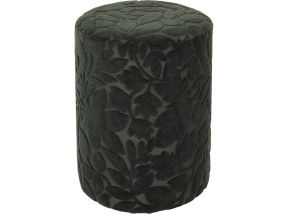 Pouf en tissu à motifs Leaf 28 x 36 cm (Feuillage vert)