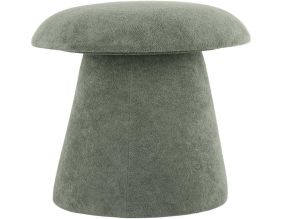 Pouf en velours Mushroom (Jade grisé)