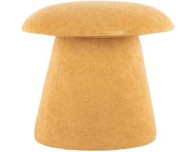 Pouf en velours Mushroom (Ocre)
