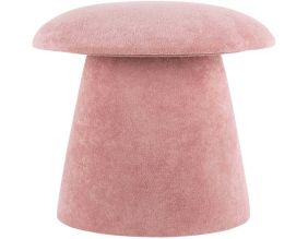 Pouf en velours Mushroom (Rose pâle)