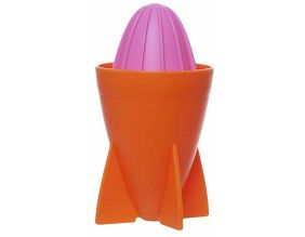 Presse agrumes manuel style rétro Juicer Rocket (Orange/Rose)