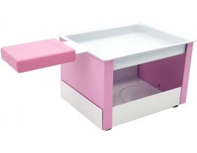 Raclette pliable à la bougie Yeti (Rose)