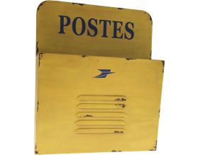 Range courrier Postes jaune