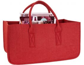 Range magazine en feutre Mellow (Rouge)